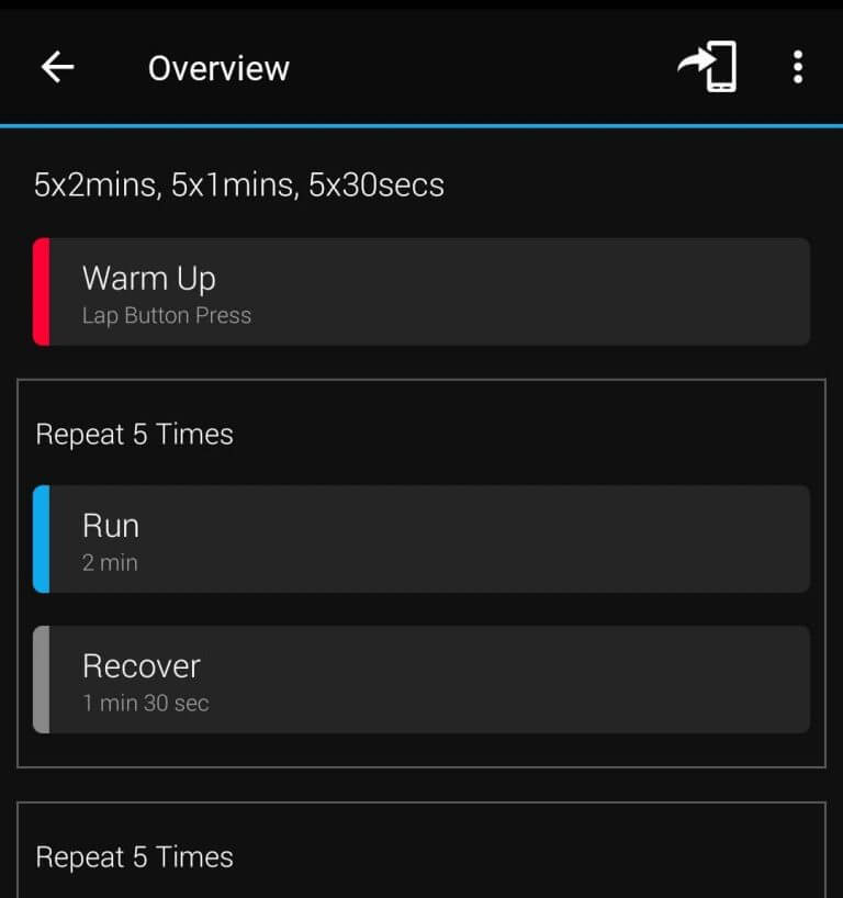 How to use the Garmin workouts training feature Run Tall