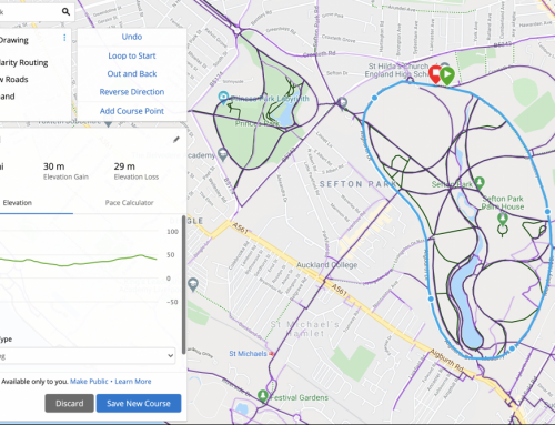 Guide to Garmin Courses for planning running routes